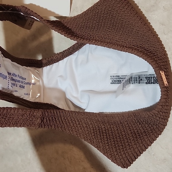 Victoria Secret Pink Bikini Size Medium NWT Brown - Picture 7 of 9